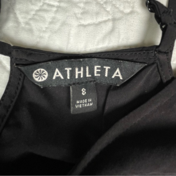 Athleta Sayulita Wide Leg Jumpsuit Black Size 8 - Picture 9 of 14